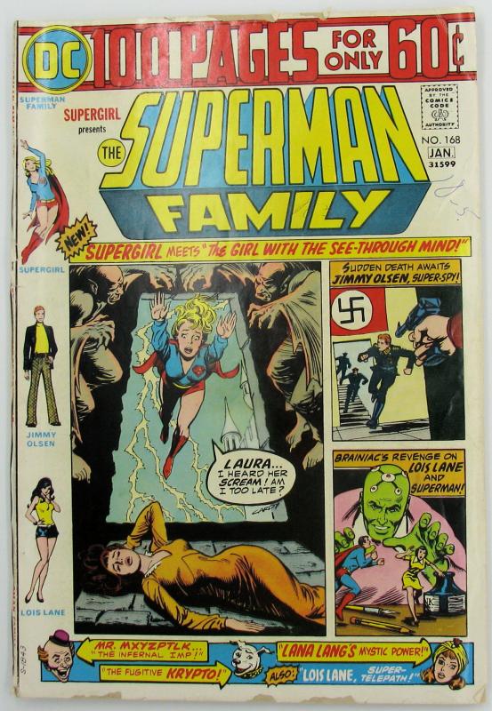 THE SUPERMAN FAMILY #168  December - January 1974 / 1975