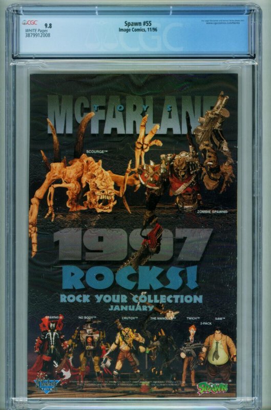 Spawn #55  1996 - Image -CGC 9.8 - Comic Book-3879912008