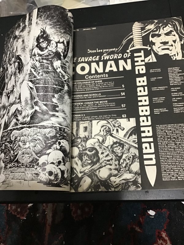 The Savage Sword of Conan #72 (1982) John Buscema, Chan Art,! High grade! VF/NM