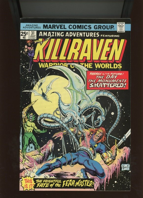 (1975) Amazing Adventures #31:KEY ISSUE! THE DAY THE MONUMENTS SHATTERED (8.0)
