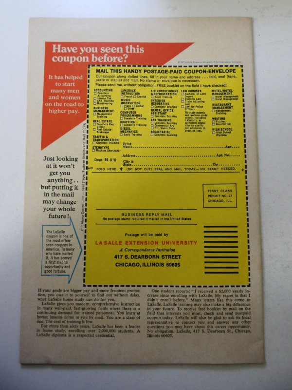 Sub-Mariner #59 (1973) FN/VF Condition