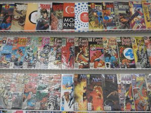 Huge Lot 110+ Comics W/ Fantastic Four, Marvel Universe, Moon Knight+ Avg VF-!!