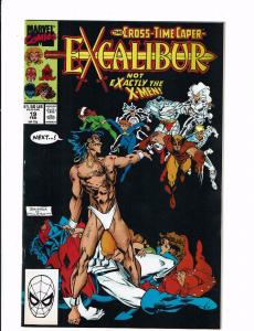 Lot Of 5 Excalibur Marvel Comic Books # 18 19 20 21 22 X-Men Wolverine TW36