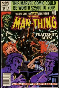 Man-Thing #6 (1980) VF+ Newsstand