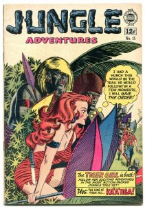 Jungle Adventures #15 1964- Golden Age Reprint- Tiger Girl VG