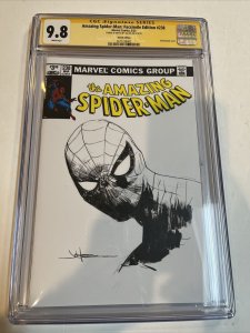 Amazing Spider-Man Facsimile (2022) # 238 (CGC 9.8 SS) Signed & Sketch Jae Lee