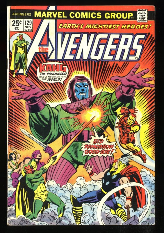 Avengers #129 VG 4.0