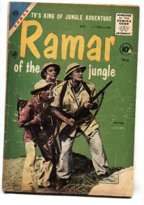 RAMAR OF THE JUNGLE #2 JON HALL TV SERIES 1955 CHARLTON comic book