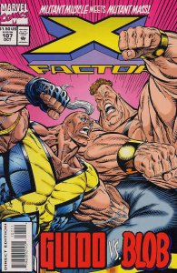 X-Factor #107 VF ; Marvel | Blob vs Strong Guy