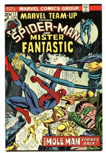 Marvel Team-Up #17 1974-SPIDER-MAN / MR. FANTASTIC comic book VF/NM