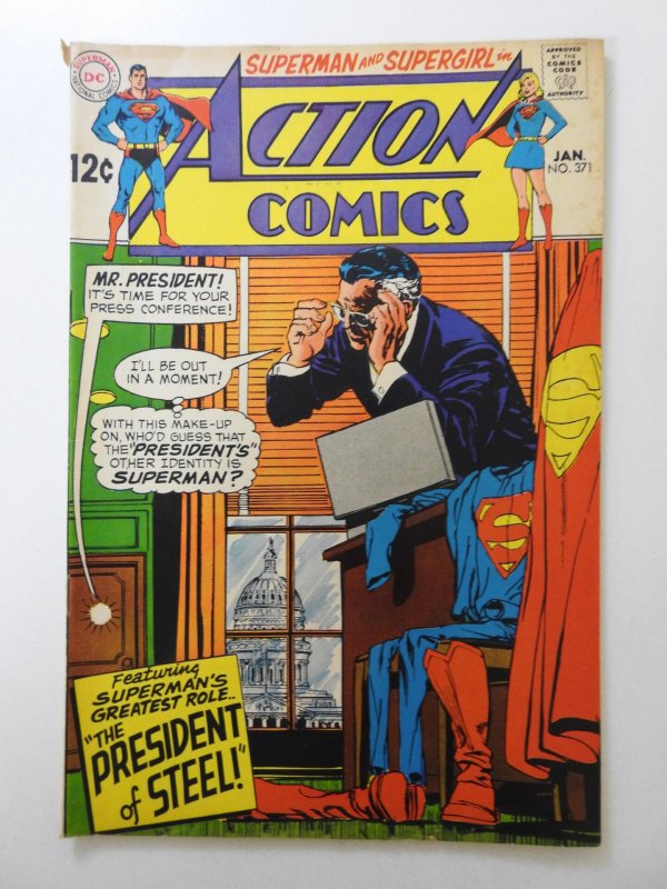 Action Comics #371 (1969) Sharp VG+ Condition!