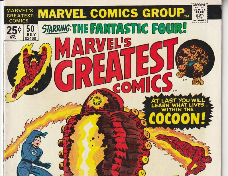 Marvel’s Greatest Comics # 50  Adam Warlock Appearance !