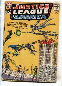 JUSTICE LEAGUE OF AMERICA #13 1962-ROBOT-FLASH-DC comic book