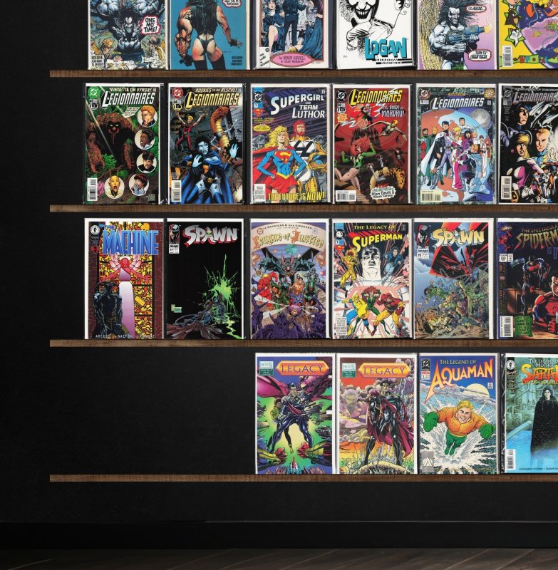 Huge Lot 150+ Comics with Legionnaires, Spawn & More!