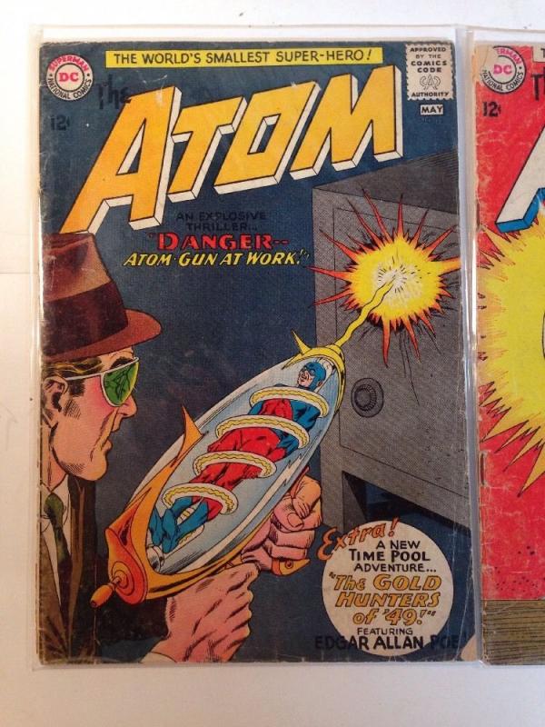 The Atom 7 8 12 3 Book Lot Set Run 2.0-3.0