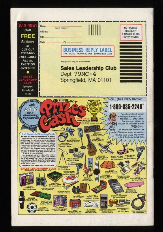 X-Men #123 FN/VF 7.0 White Pages Spider-Man Appearance!