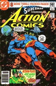 Action Comics #513 (Newsstand) FN ; DC | Superman 1980 Air Wave the Atom