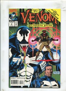 VENOM: FUNERAL PYRE #3 - COSTARRING THE PUNISHER! - (9.2) 1993