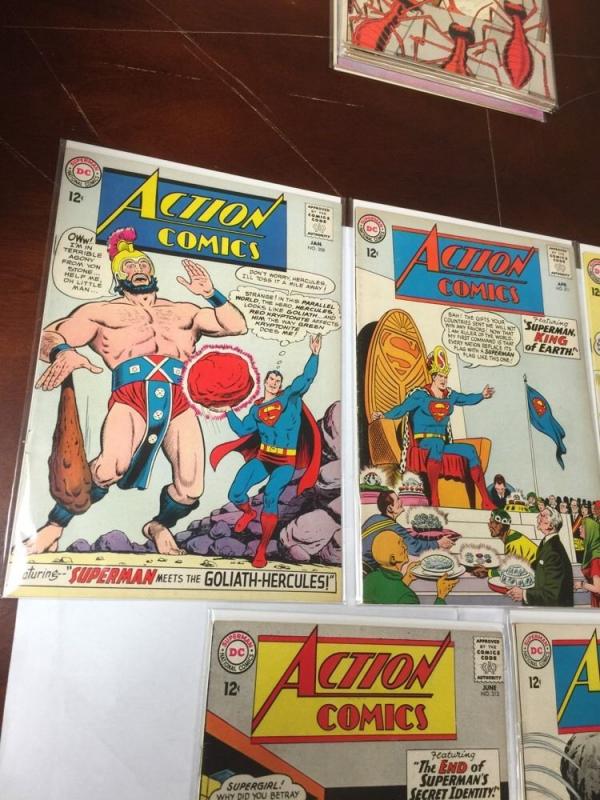 Action Comics 291 296 297 303 304 308 311 312 313 320 All 3.0-6.0