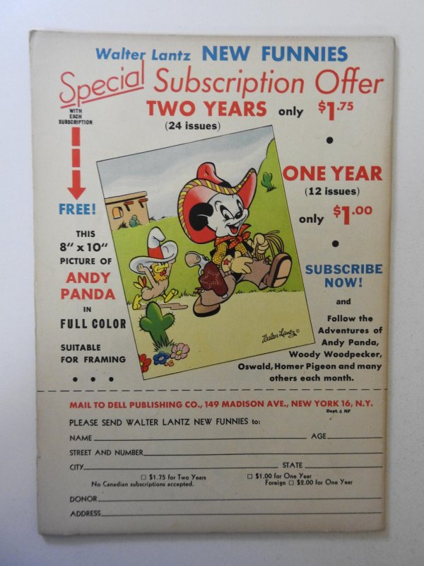 Walter Lantz New Funnies #136 (1948) FN Condition!