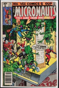 Micronauts #20 (1980) Micronauts