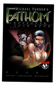 Fathom Crossover Tour Book East Tomb Raider/Witchblade - signed Michael Turner