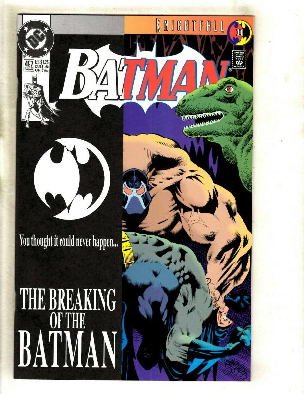 Batman Knightfall COMPLETE 19 Part DC Comics Series # 1-19 492-500 659-666 SM8