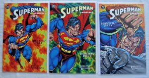 Superman / Doomsday: Hunter / Prey 1-3 1 2 3 Complete Run (1995, DC) LOT of 3