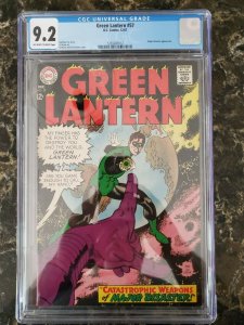 Green Lantern #57 (DC, 1967) CGC NM- 9.2 Off-white to white pages