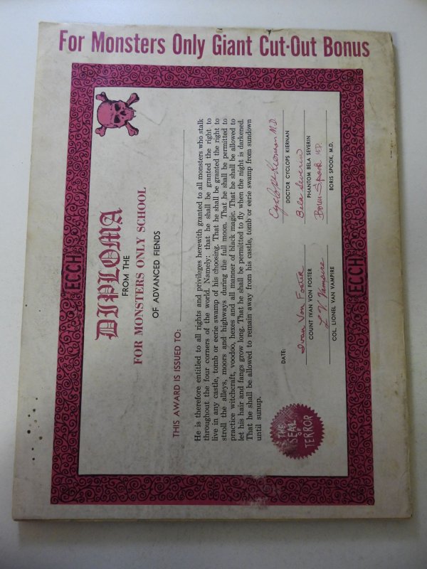 Cracked for Monsters Only Annual #1967 (1967) GD+ Condition 2 Spine Split