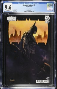 ABSOLUTE BATMAN #9 DC COMICS 2025 TIRSO CONS VARIANT CGC 9.8 NM