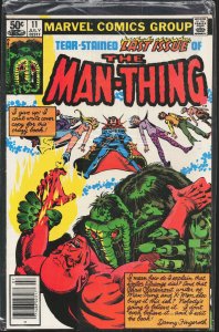 Man-Thing #11 Newsstand Edition (1981) Man-Thing