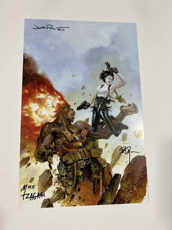 Dave Dorman Joe Pruett Mike Zagari SIGNED Aftershock Comic Promo Poster C2e2