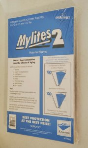 50 E GERBER MYLITES 2 775M2 SILVER & GOLDEN COMIC BOOK SIZE NEW