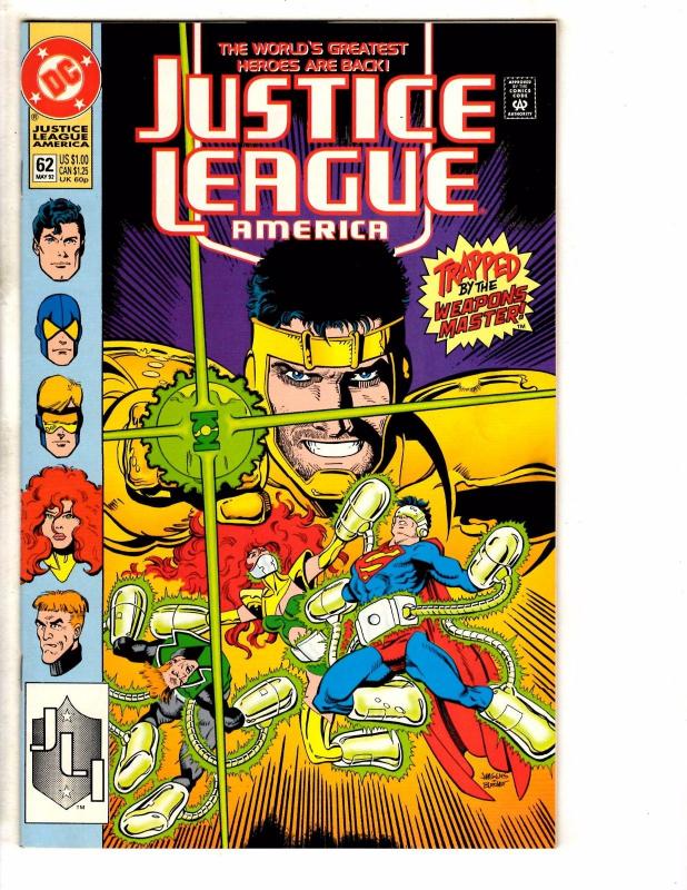 Lot Of 8 Justice League DC Comics Europe 1 14 24 America 50 60 61 62 63 J256