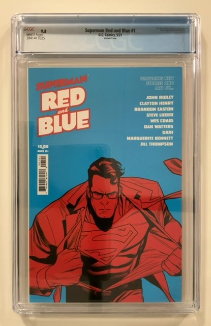 Superman Red and Blue #1 Bermejo Cover CGC 9.8