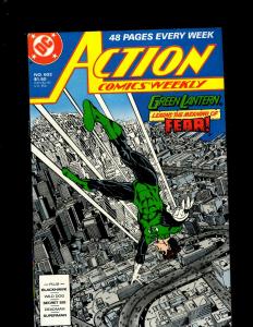 8 Action Comics DC Comic Books #598 599 600 601 602 603 604 605 Superman JF12