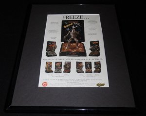 Comic Book Champions 1997 Batman Figurines Framed 11x14 ORIGINAL Advertisement