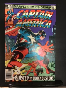 Captain America #258 Newsstand Edition (1981) nm