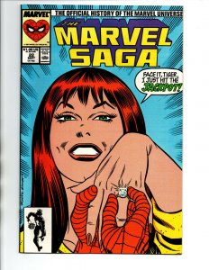 Marvel Saga #22 - Mary Jane Jackpot Cover - KEY - 1987 - NM