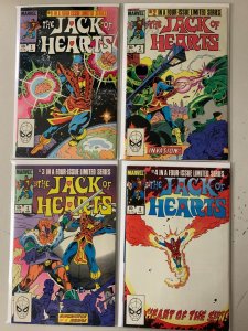 Jack of Hearts set #1-4 direct 4 diff 6.0 (1984)