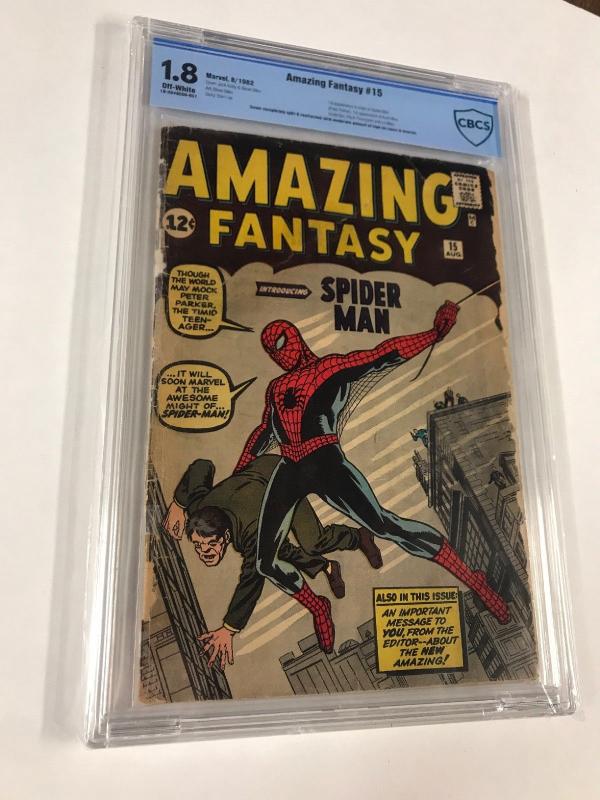 Amazing Fantasy 15 CBCS 1.8 Off-white Pages Like Cgc