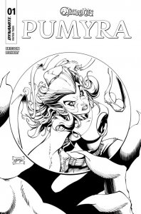 Thundercats Pumyra #1 Cover M 1:7 Incentive Will Robson Line Art Var