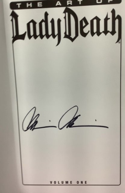 Art of Lady Death Hardcover Signed