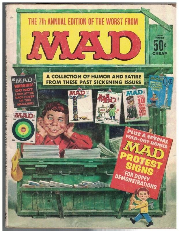 WORST FROM MAD (1958-1969) 7 GD 