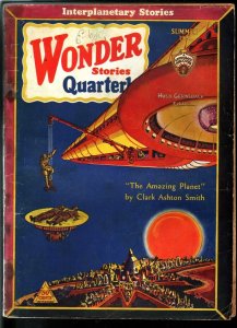 WONDER STORIES QUARTERLY 1931 SUMMER-SCI-FI PULP-RARE G/VG