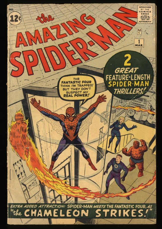 Amazing Spider-Man #1 Unrestored!! (Missing 2 coupons)