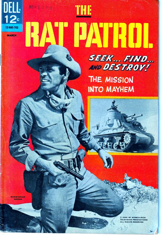 The Rat Patrol # 1    Hit TV Series focusing on WWII African Campaign