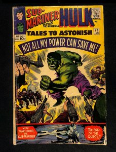 Tales To Astonish #75