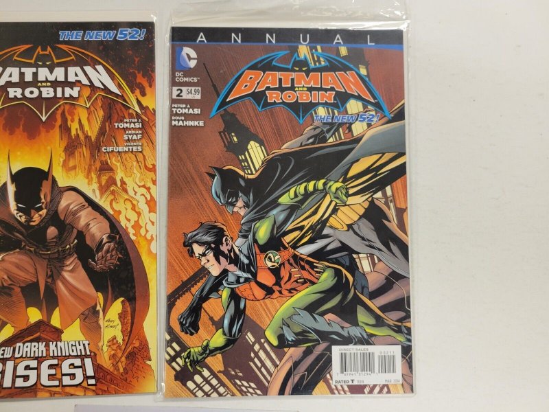 2 Batman and Robin DC Comic Books #1 2 New 52 Annual 79 TJ5